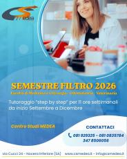 medicina, veterinaria, odontoiatria, semestre filtro